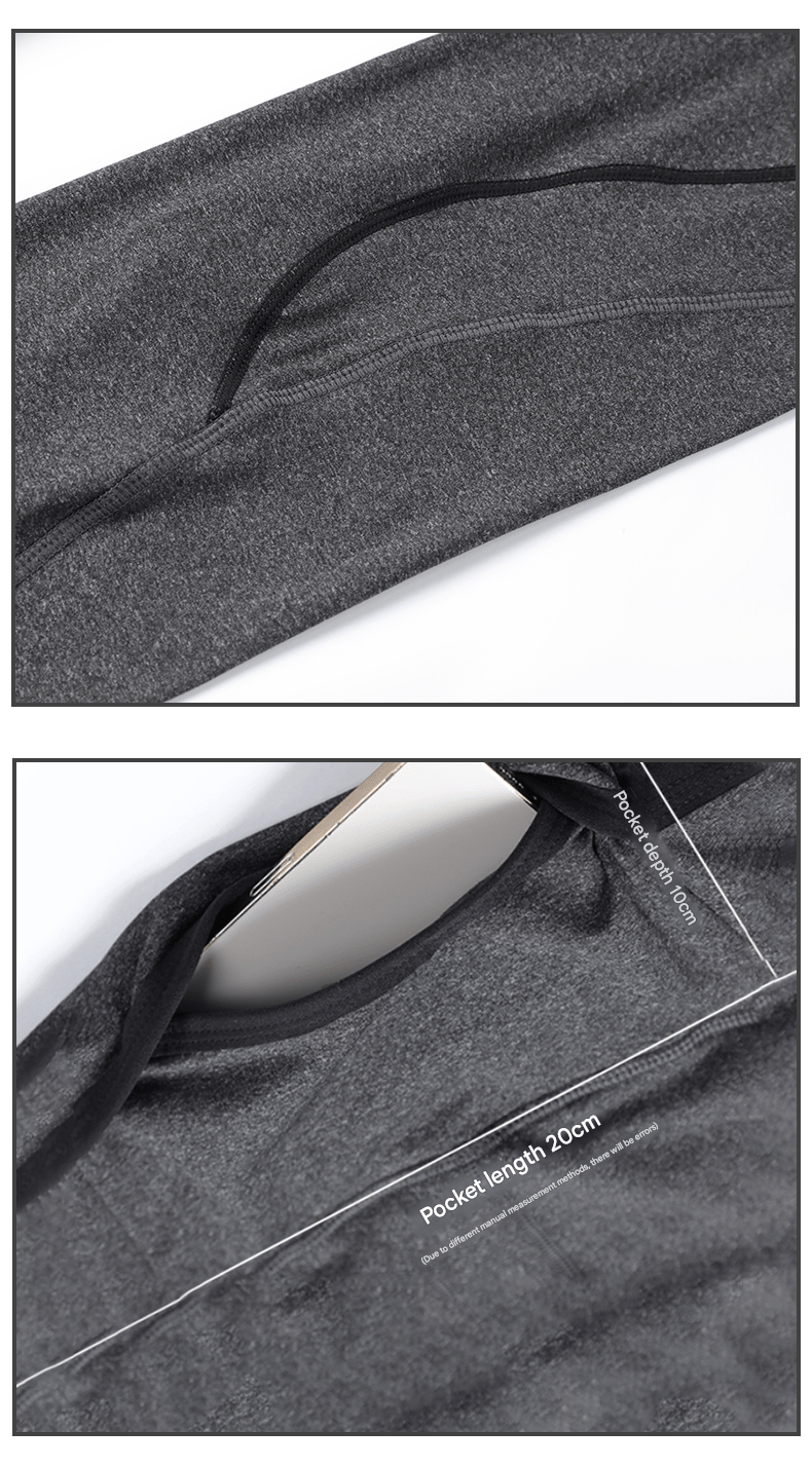 Men's Fleece Sports Tights - Sidiou Group