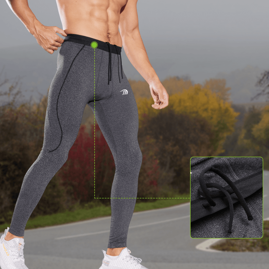 Men's Fleece Sports Tights - Sidiou Group