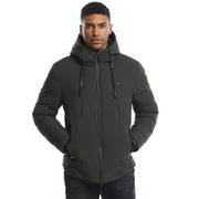 Men's Heated Hooded Winter Down Jacket - Sidiou Group