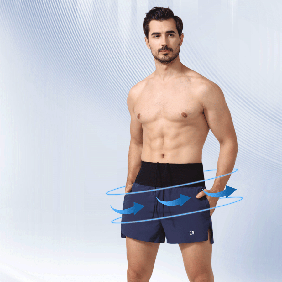 Men's High - Waisted Trail Running Shorts - Sidiou Group