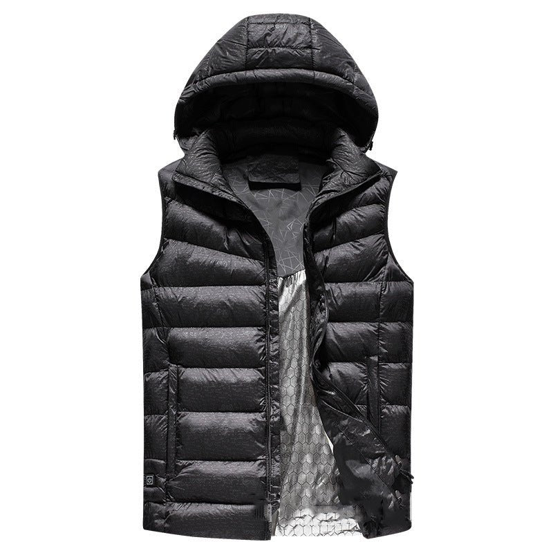 Men's Hooded Heated Gilet - Sidiou Group