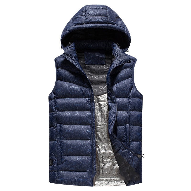 Men's Hooded Heated Gilet - Sidiou Group