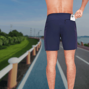 Men's Ice Silk Colorblock Sports Shorts - Sidiou Group
