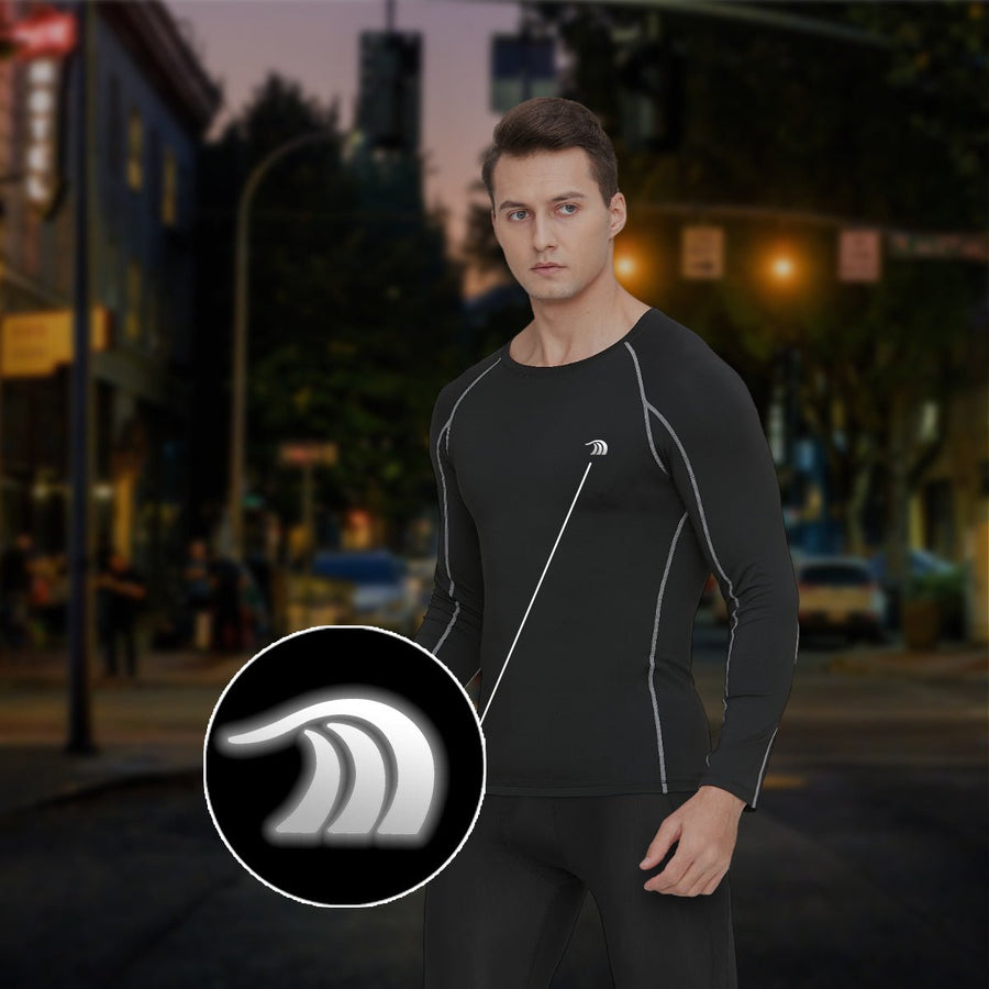 Men’s Long Sleeve Compression Gym Shirts - Sidiou Group
