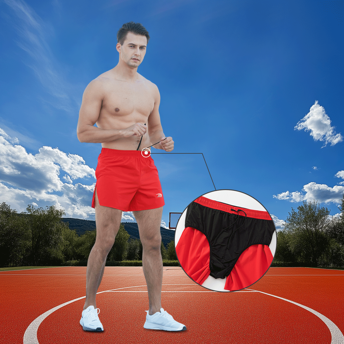 Men's Marathon Training Shorts - Sidiou Group