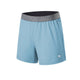  Men's light blue Outdoor Fitness Shorts with elestic waist by Anniou