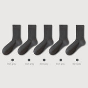 Men's Pure Cotton Mid - tube Business Socks - Sidiou Group