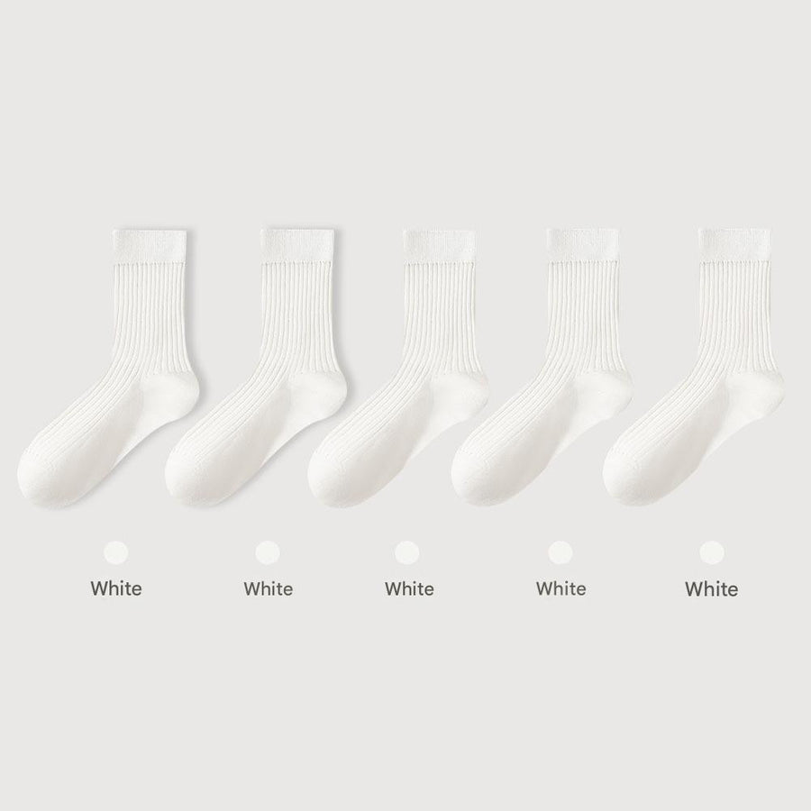 Men's Pure Cotton Mid - tube Business Socks - Sidiou Group