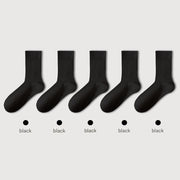 Men's Pure Cotton Mid - tube Business Socks - Sidiou Group