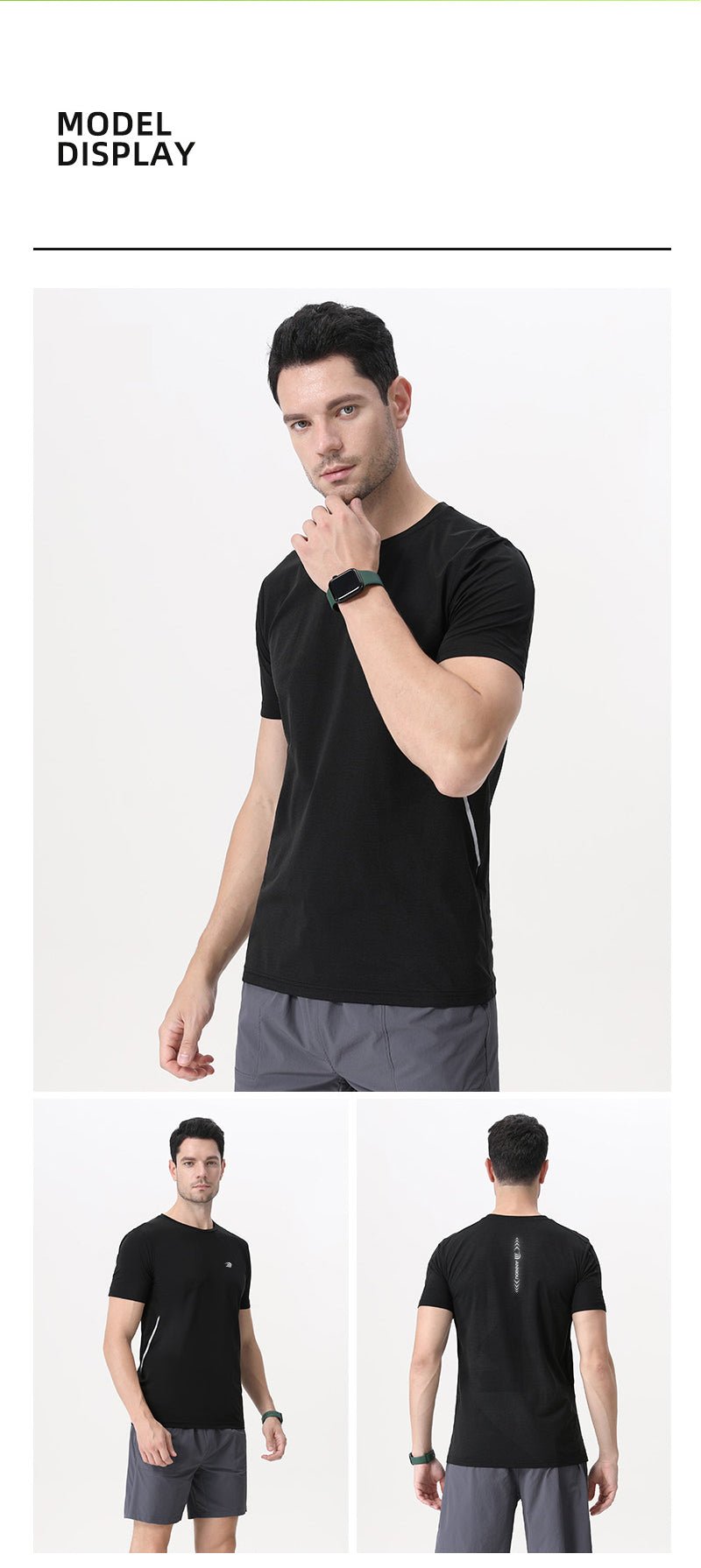 Men's Quick - Dry Sports T-Shirt - Sidiou Group