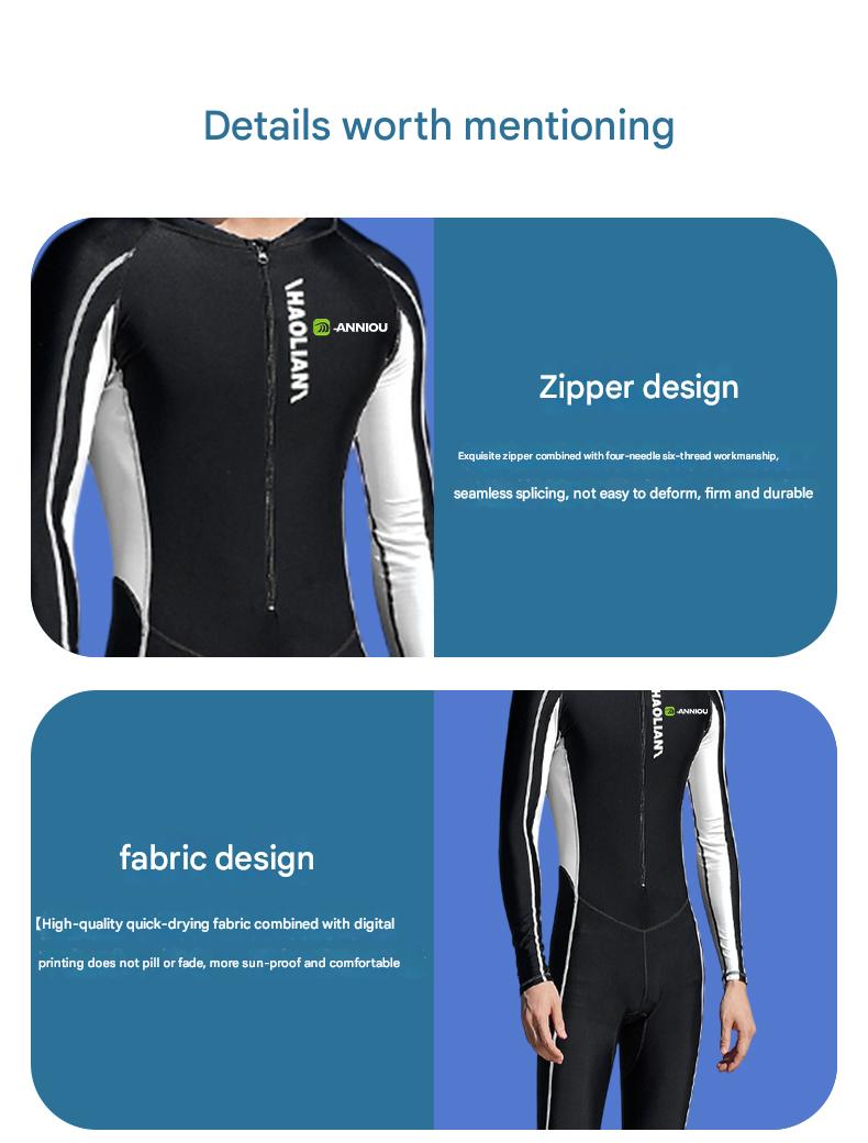 Men's Quick - drying One - piece Rashguard - Sidiou Group