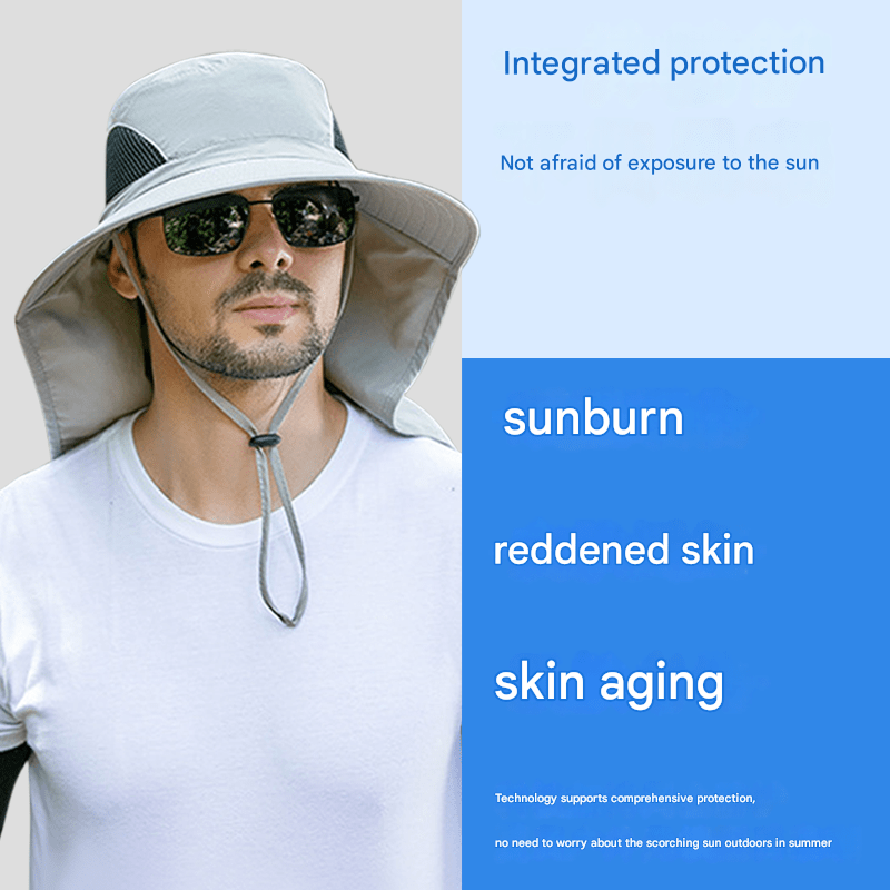 Men's Sun Protection Fishing Hat - Sidiou Group