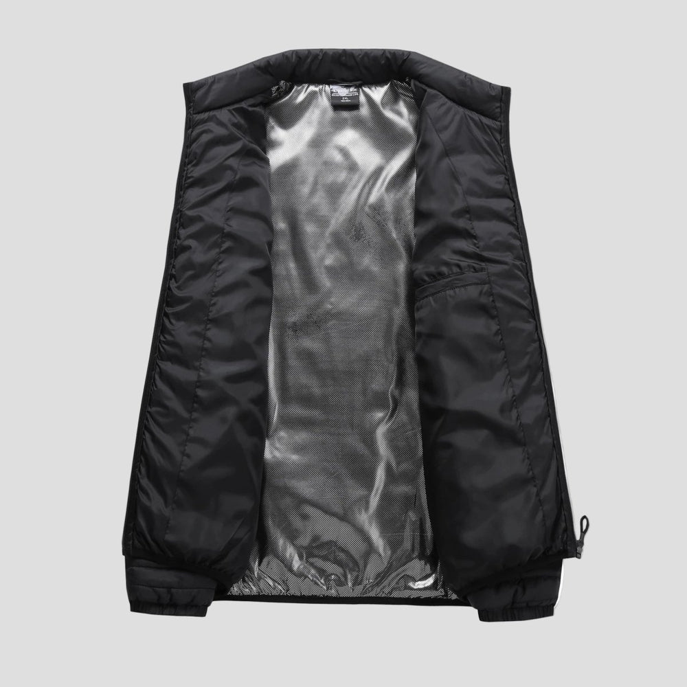 Lightweight Heated Padded Jacket open