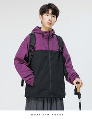 Men's Waterproof Colorblock Jacket - Sidiou Group