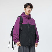 Men's Waterproof Colorblock Jacket - Sidiou Group