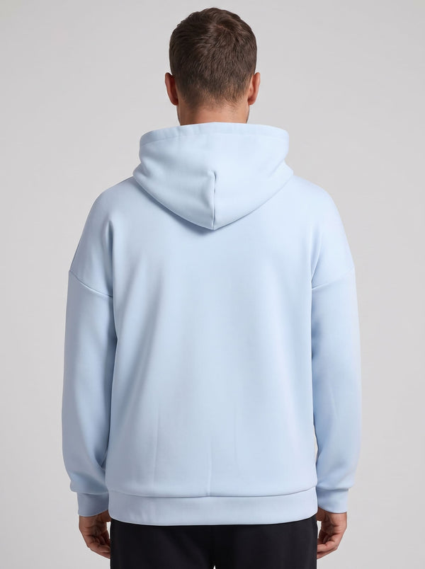 mens Full-Zip Heated Hoodie in Blue