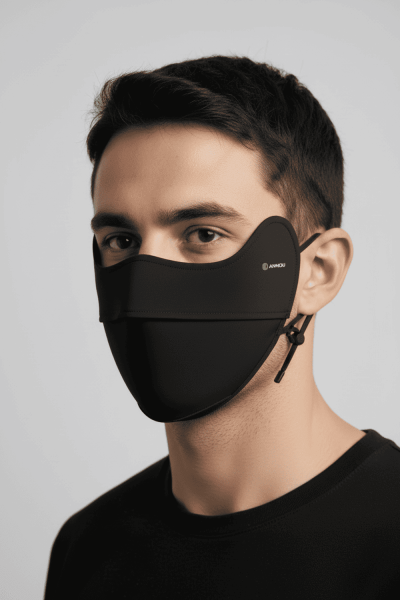 mens Lightweight Face Mask UPF 100 by Anniou