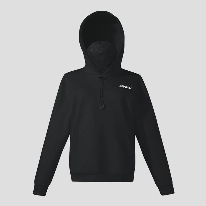 mens black pullover masked hoodie by anniou
