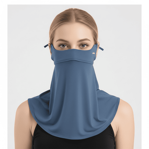 غطاء وجه صيفي بمعامل حماية من الأشعة فوق البنفسجية 50+