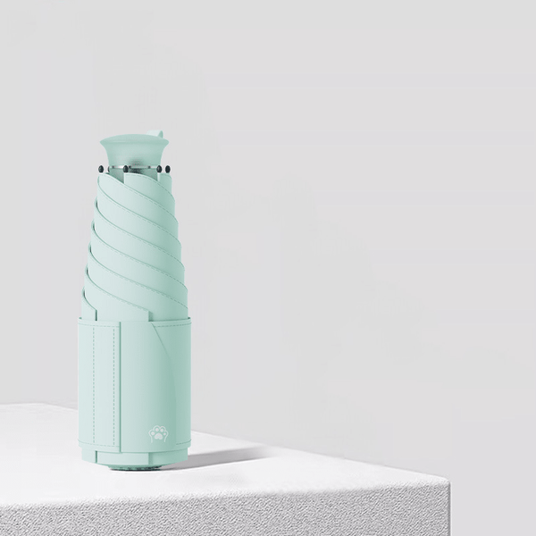#mintgreen Telescopic Handle Sun Umbrella