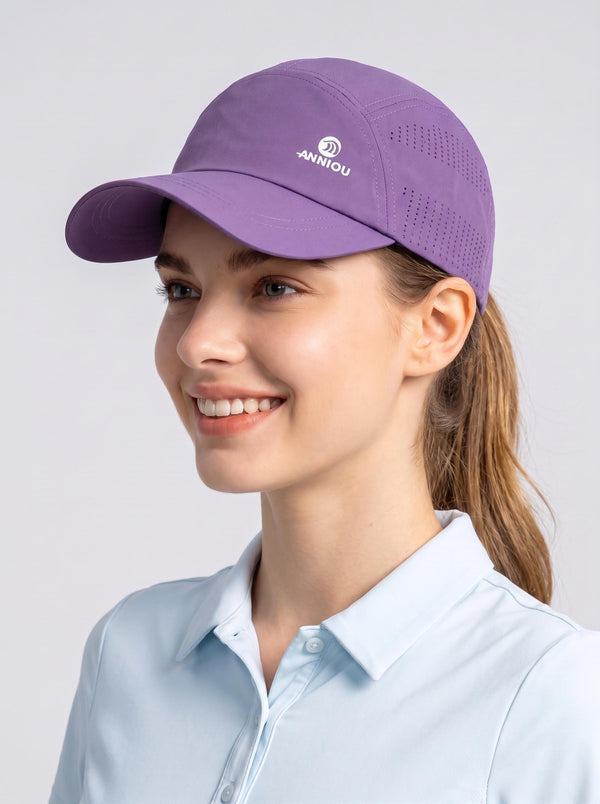 #purple moisture wicking quick dry baseball cap