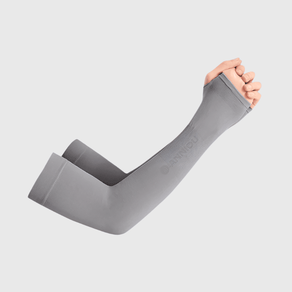 gray Mosquito Repellent UV Arm Sleeves