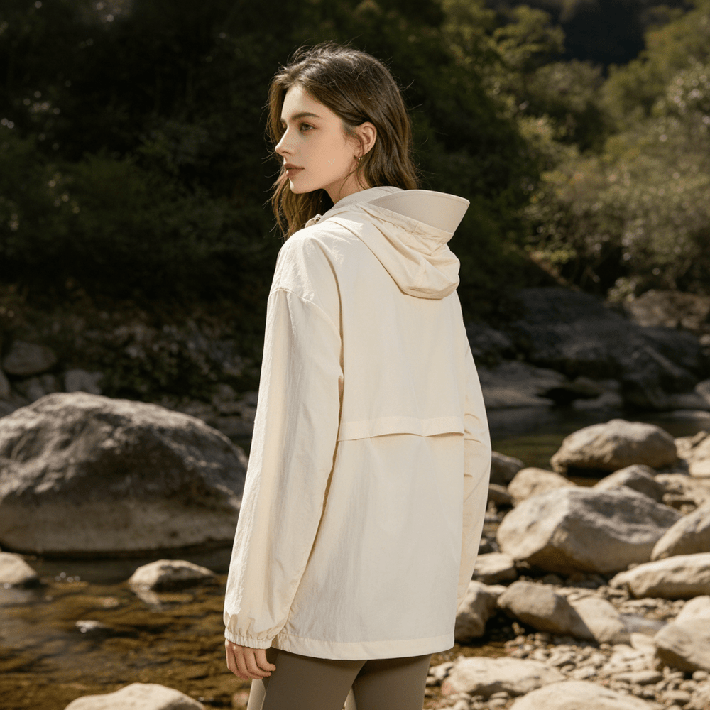Women Hooded Full Zip Top UPF 100+