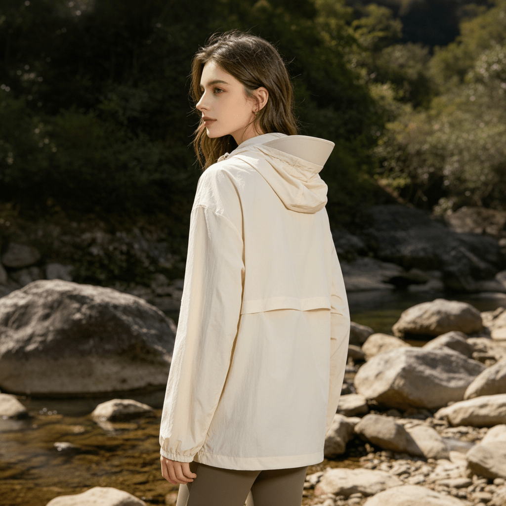 Women Hooded Full Zip Top UPF 100+