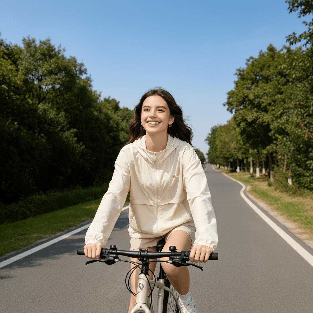 Women Hooded Full Zip Top UPF 100+