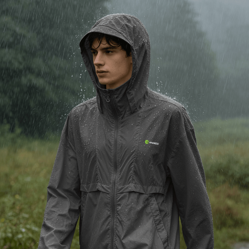 Men Hooded Full Zip Top UPF 100+