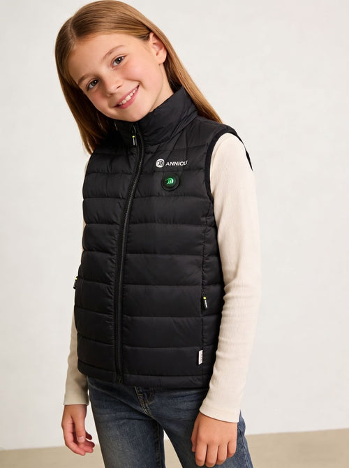Girls Duck Down Heated Gilet