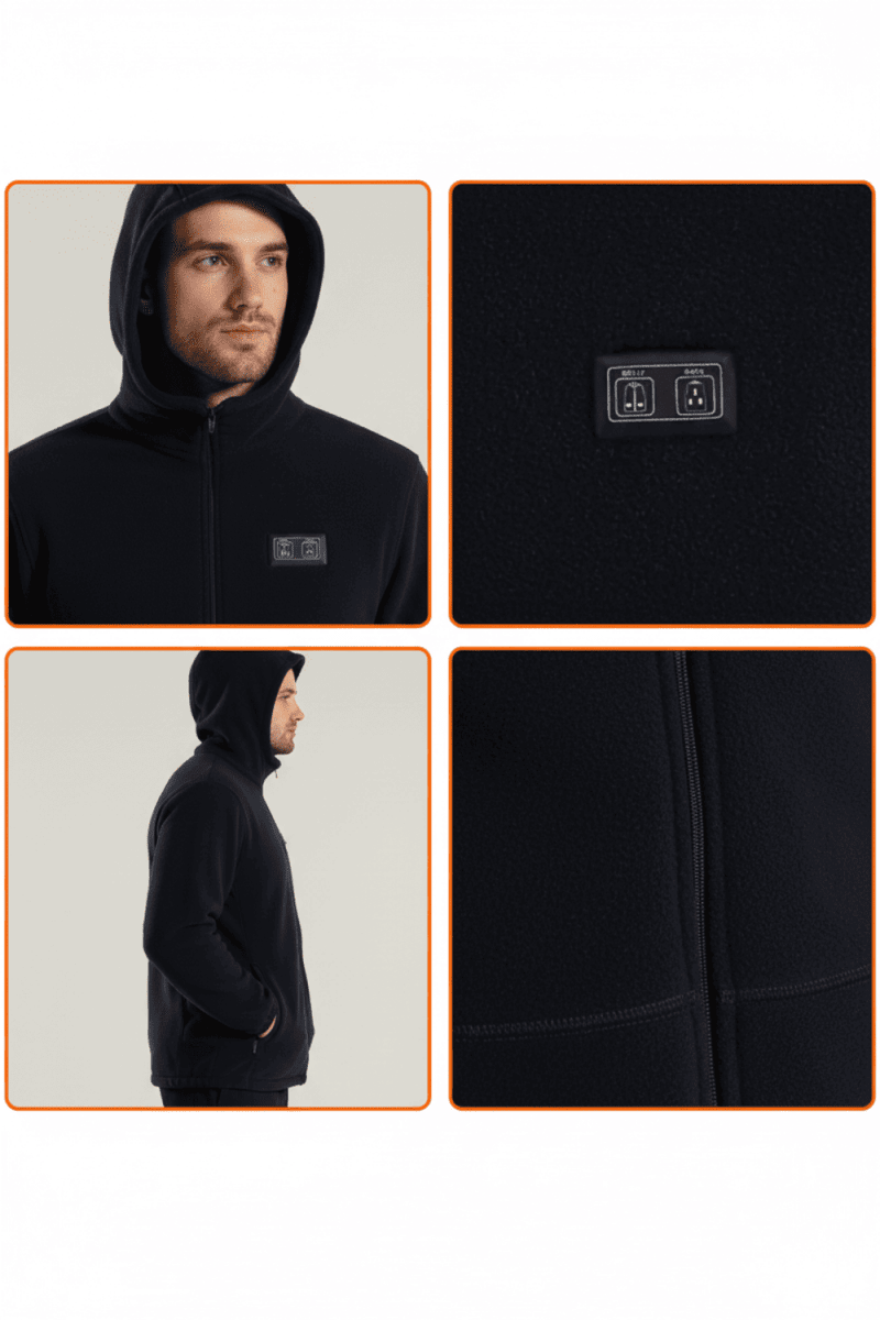 Dual Control 5 Area Heated Fleece Jacket