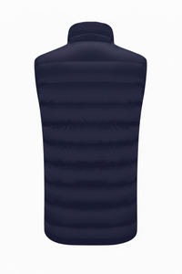 navy puffer vest for men