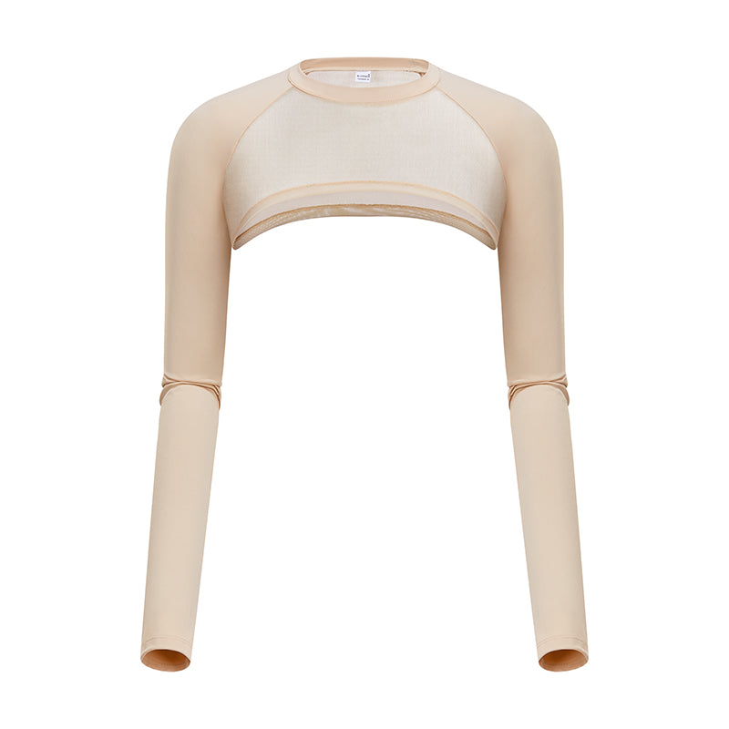nude upf50 ice silk golf mesh shrug