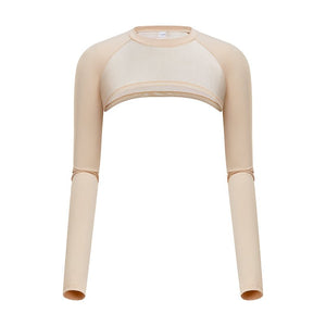 #nude upf50 ice silk golf mesh shrug
