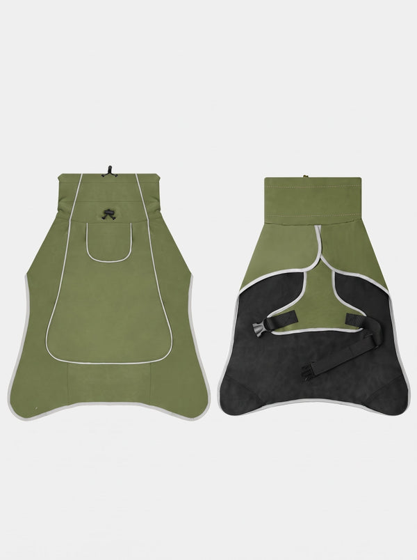 #olivegreen Thermal Fleece Dog Jacket
