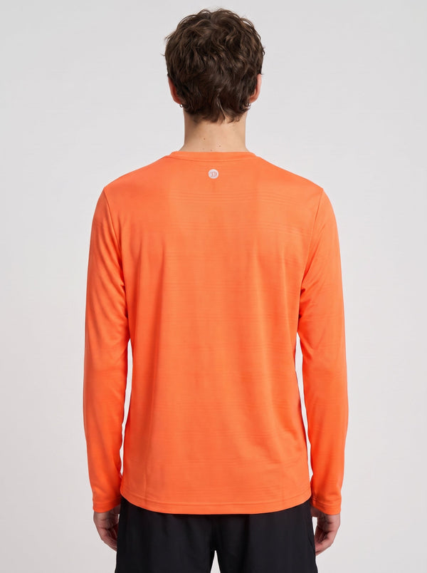 #orange Rear of  Men's Quick-drying Fitness T-Shirt