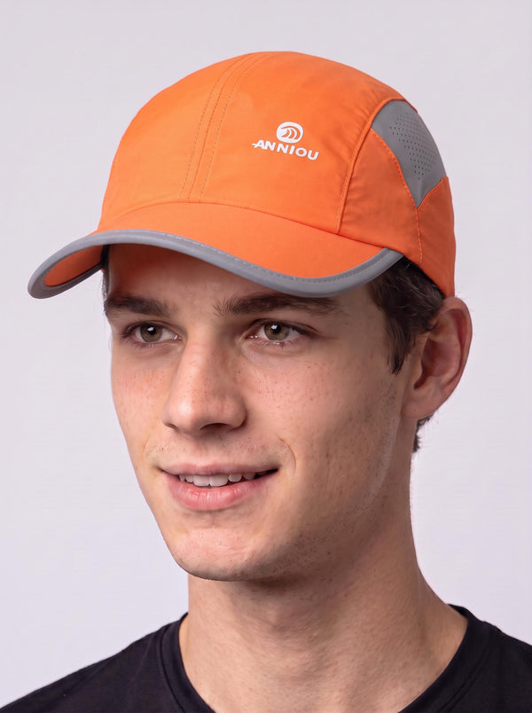 #orange waterproof baseball cap