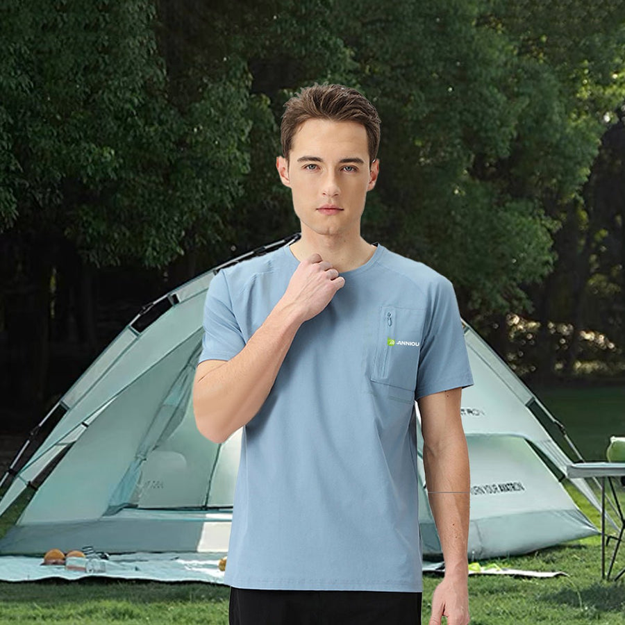 Outdoor Men's Fitness Training Breathable T-shirt - Sidiou Group