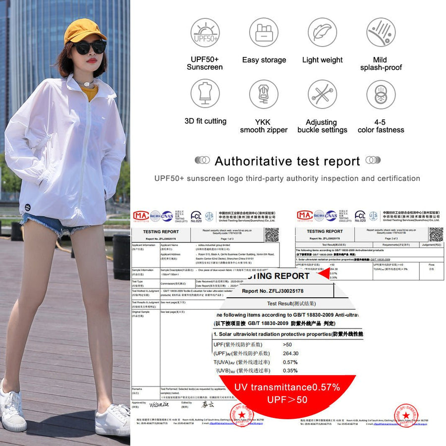 Oversized Sun Protection Jacket - Sidiou Group