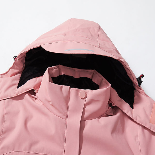#pink Heated Waterproof brim Softshell Jacket