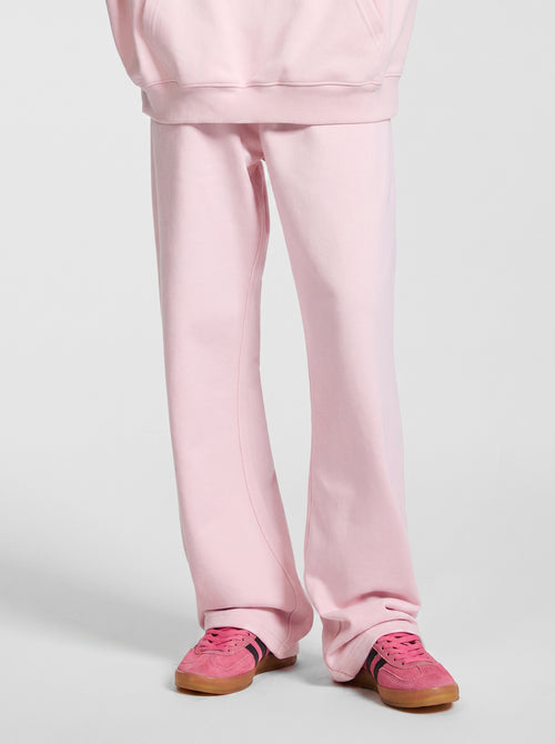 #pink Heavyweight French Terry Sweatpants