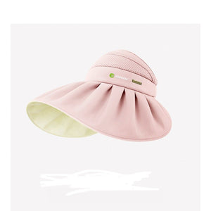 #pink UPF50 Wide Brim Sun Visor Hats