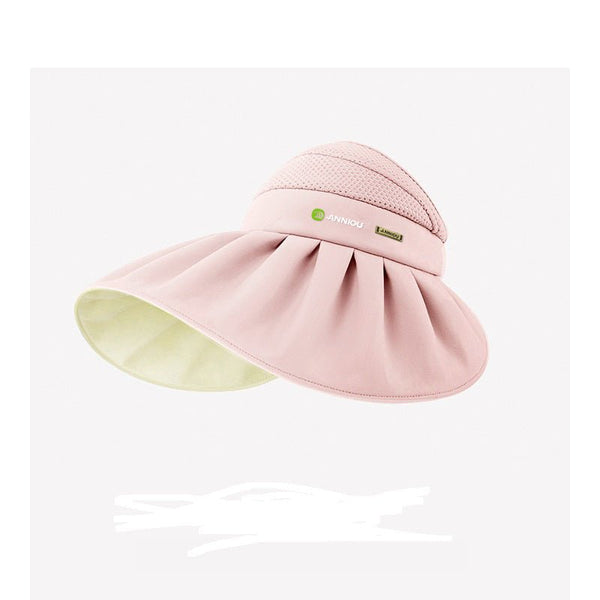 #pink UPF50 Wide Brim Sun Visor Hats
