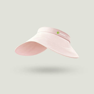 #pink UPF 50 Curved Wide Brim Visor Hat
