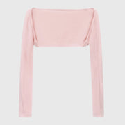 women's pink UPF 50+ Shoulder Wrap and thumbhole sleeve