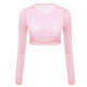 pink upf50 golf mesh layering top