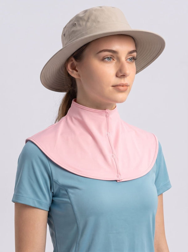 pink uv protection neck gaiter