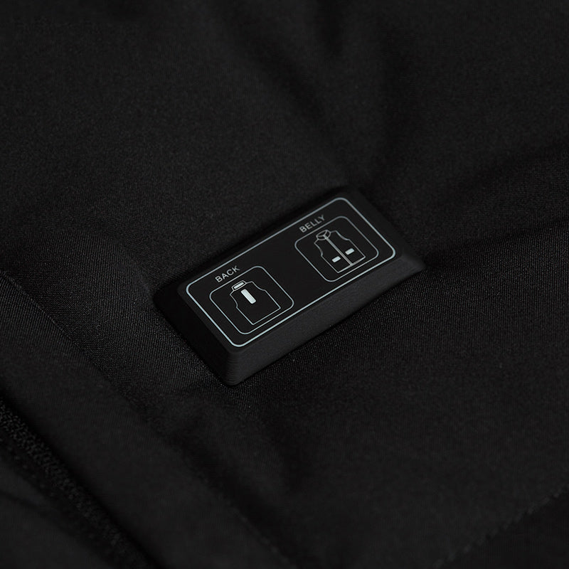 power button for coat