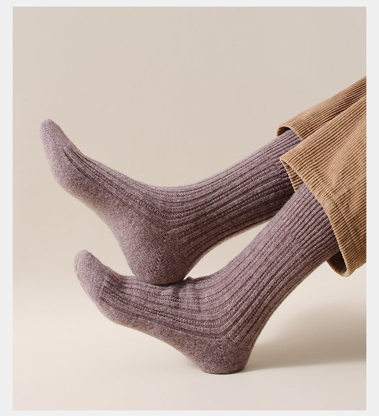 Premium 90% Wool Striped Socks - Sidiou Group